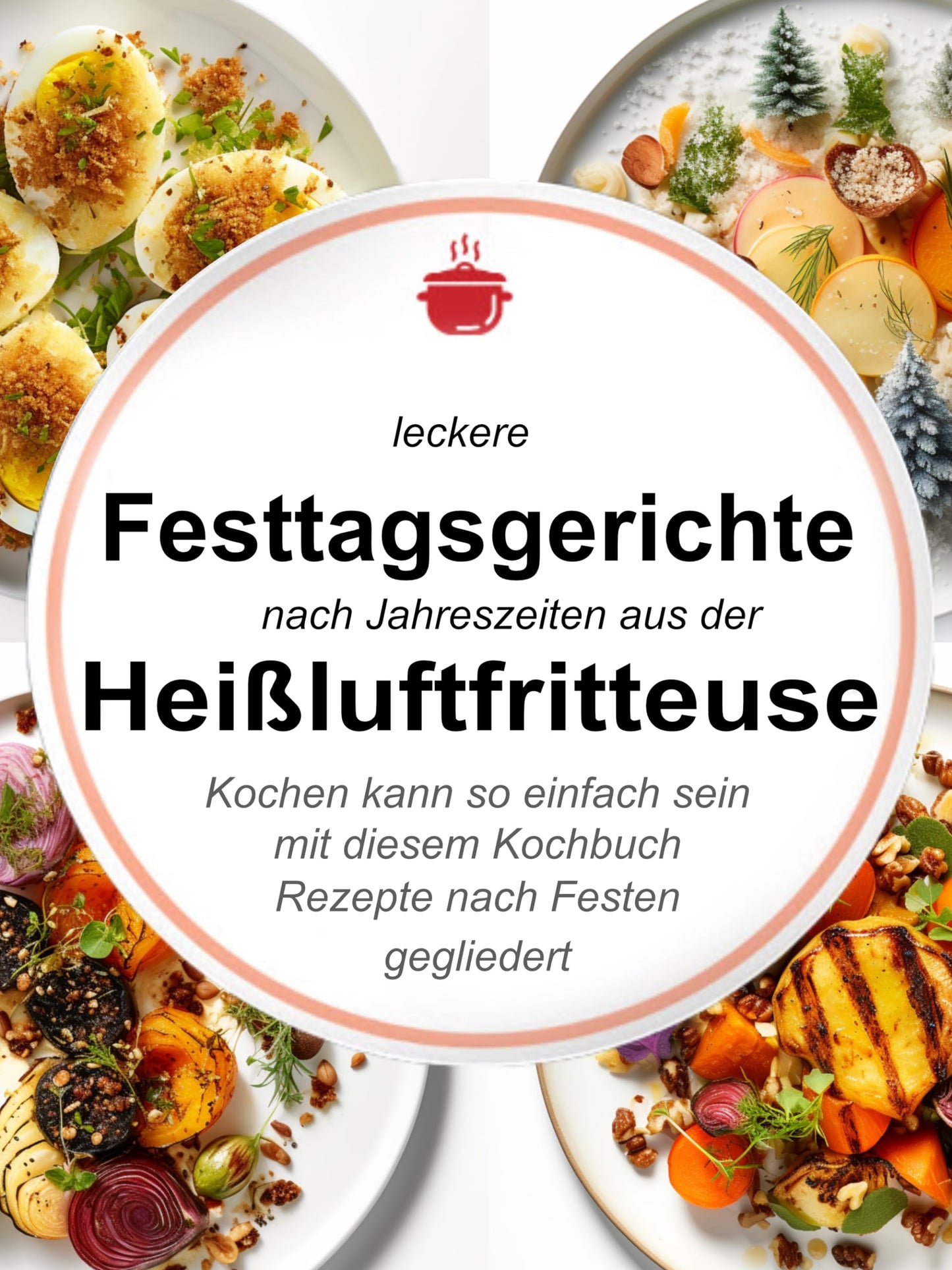 PDF - Leckere Festtagsgerichte nach Jahreszeiten aus der Heißluftfritteuse: Kochen kann so einfach sein mit diesem Kochbuch. Rezepte nach Festen gegliedert