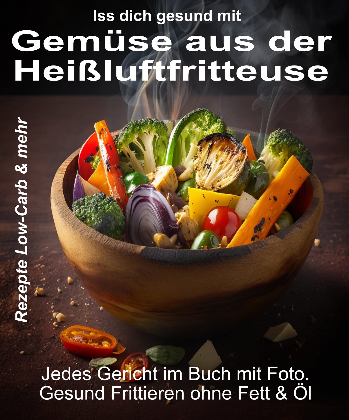 PDF - Iss Dich gesund mit Gemüse aus der Heißluftfritteuse Rezepte Low-Carb & mehr: Jedes Gericht im Buch mit Foto. Gesund Frittieren ohne Fett & Öl
