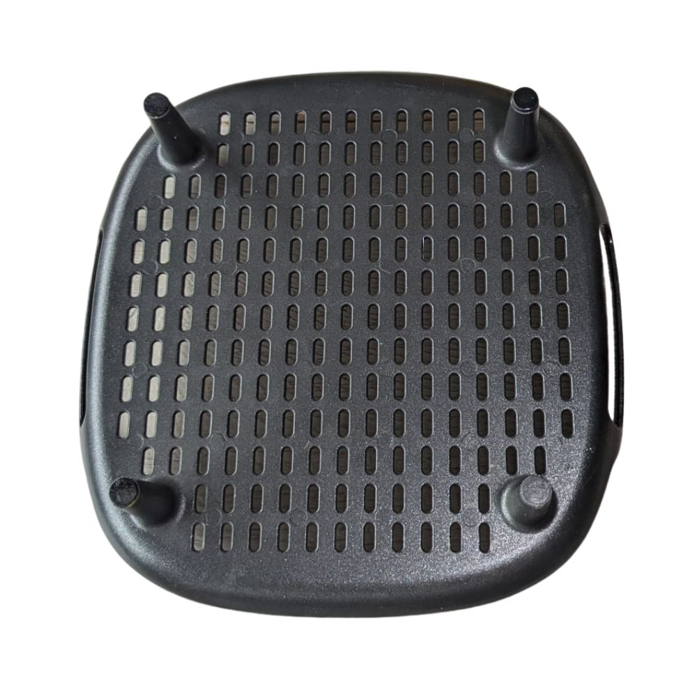 Philips Airfryer-Zubehör-Grillkit XXL, Antihaft-Grillplatte, doppellagiges Kochen, mit 6 Spießen, spülmaschinenfest, Rezept-App, schwarz (HD9959/00)