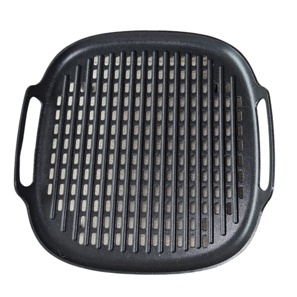 Philips Airfryer-Zubehör-Grillkit XXL, Antihaft-Grillplatte, doppellagiges Kochen, mit 6 Spießen, spülmaschinenfest, Rezept-App, schwarz (HD9959/00)