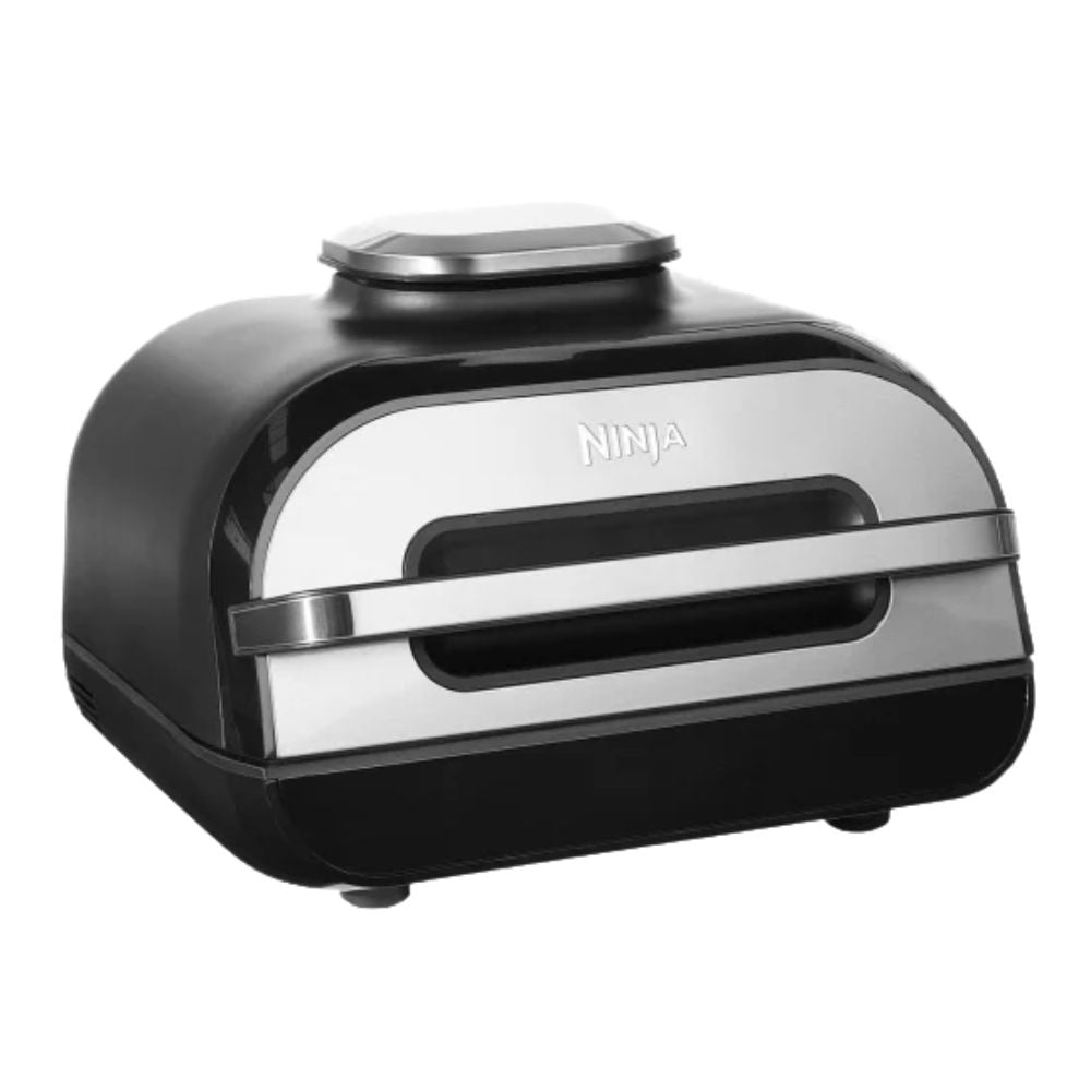 Ninja Foodi MAX Grill & Airfryer, 5,7L Heißluftfritteuse, Air Fryer mit digitalem Temperaturfühler, spülmaschinenfeste Teile, 6-in-1, Grau/Silber AG551EU