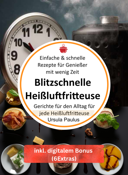 PDF - Blitzschnelle Heißluftfritteuse: Einfache & schnelle Rezepte für Genießer mit wenig Zeit: Gerichte für den Alltag für jede Heißluftfritteuse
